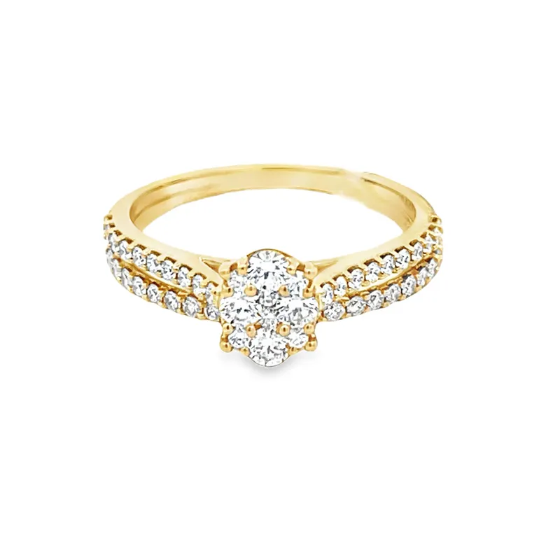 Elegant Gold Diamond Ring