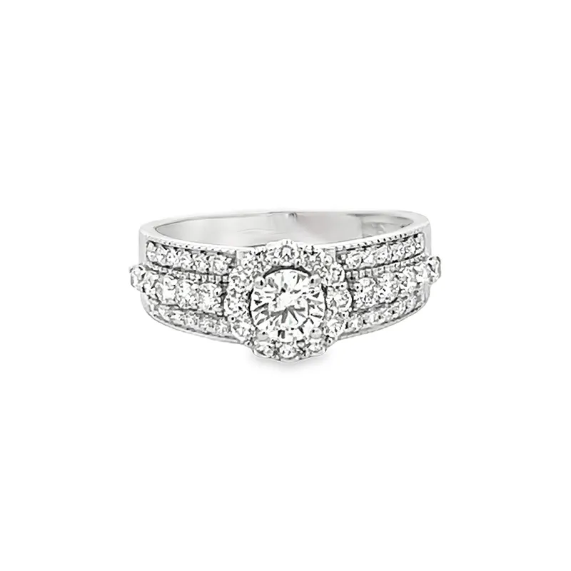 Elegant Diamond Engagement Ring - GIA Certified