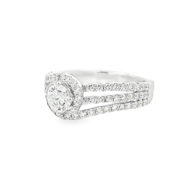 Elegant Diamond Engagement Ring - GIA Certified