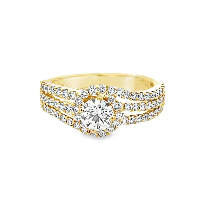 18K Gold Diamond Ring - GIA Certified