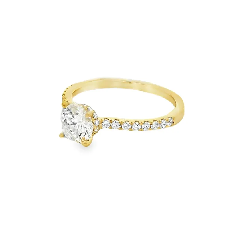 18K Gold Diamond Ring - GIA Certified