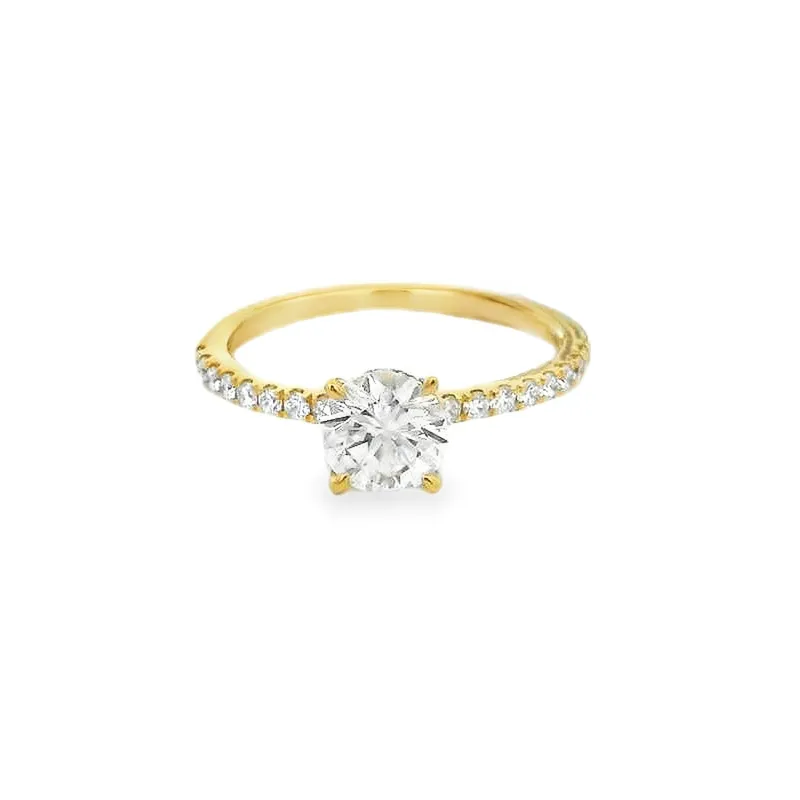 18K Gold Diamond Ring - GIA Certified