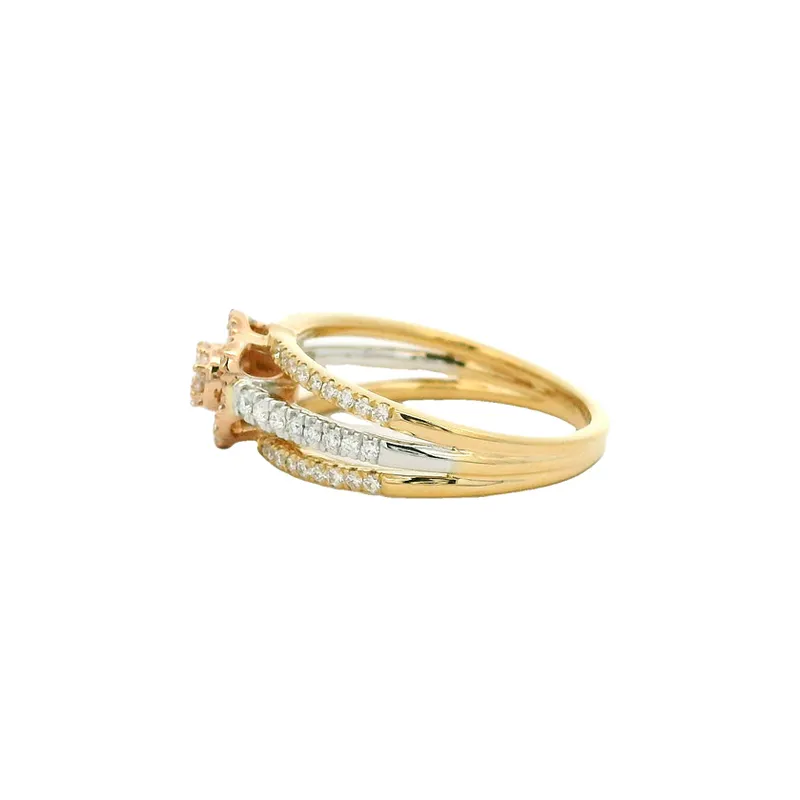 Elegant Diamond Halo Ring