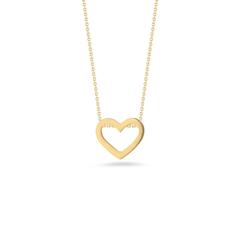 18Kt Gold Heart Pendant