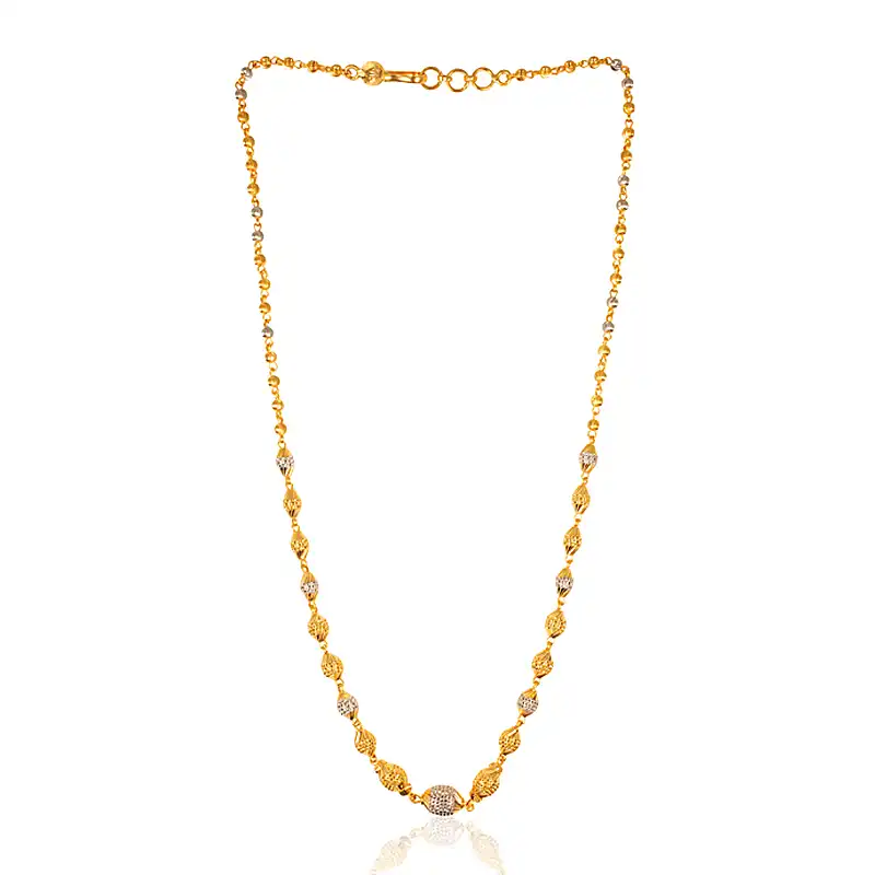 Gold chain beads hotsell