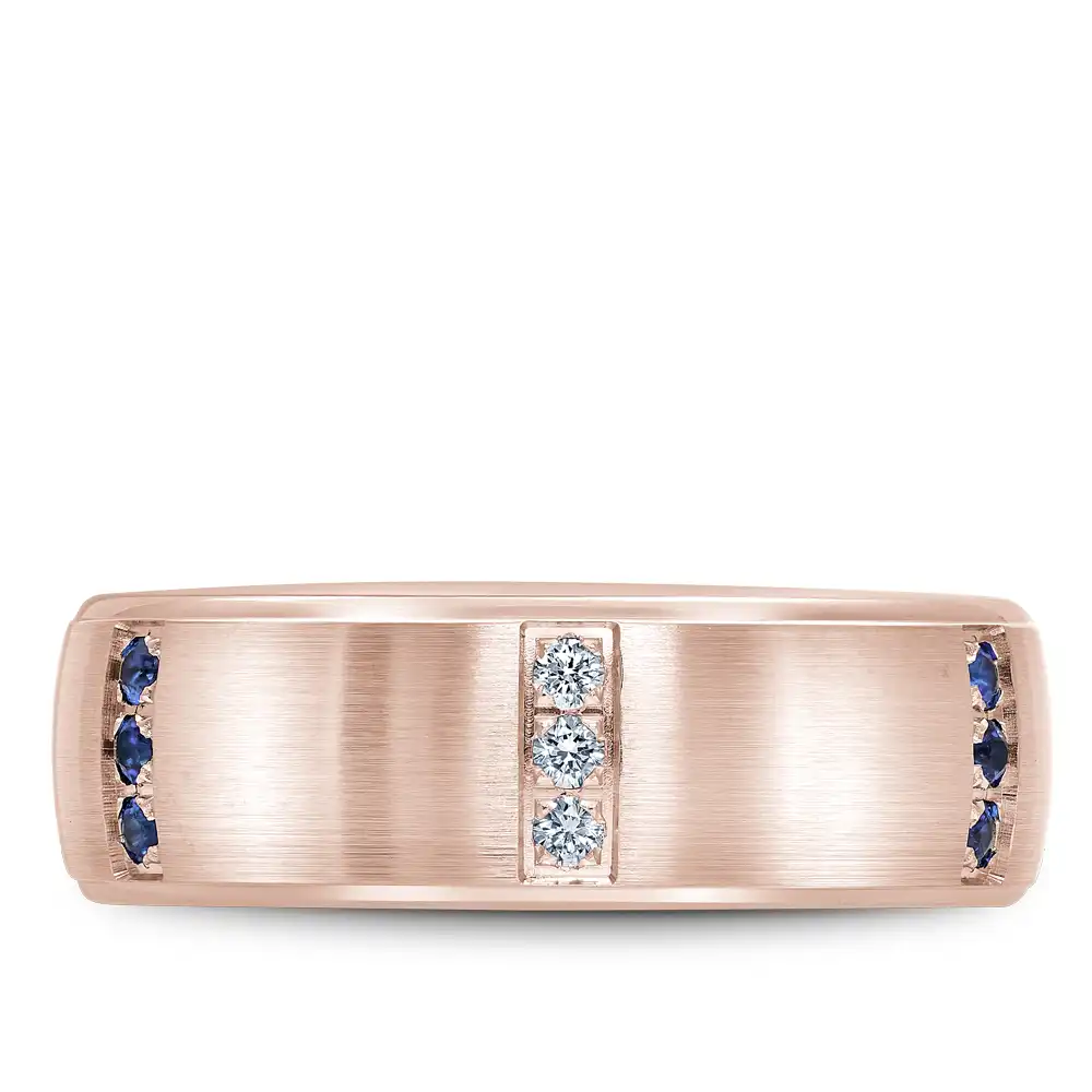 Bleu Royale Wedding Band