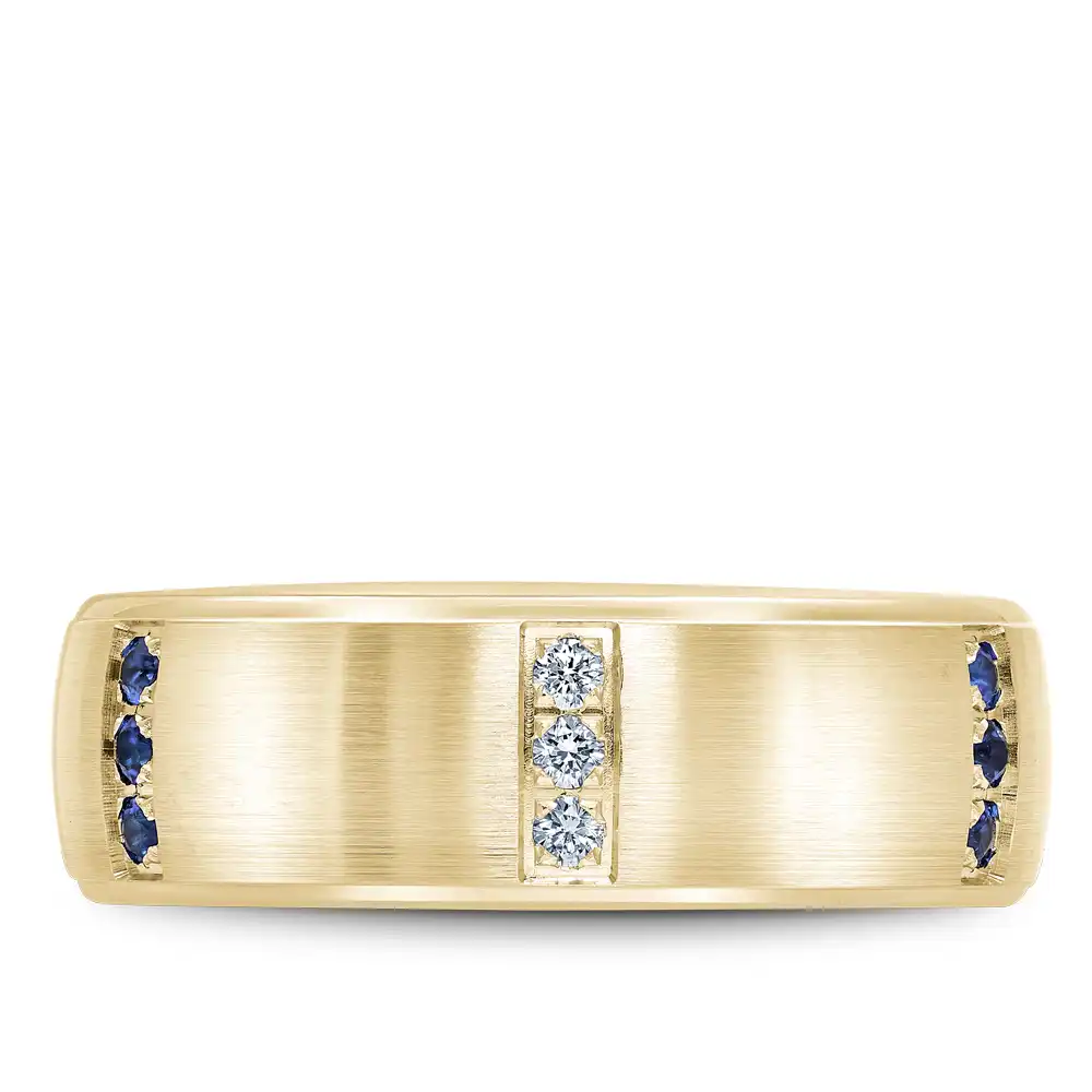 Bleu Royale Wedding Band