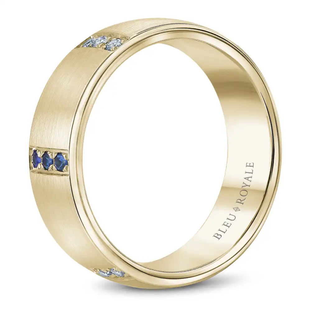 Bleu Royale Wedding Band