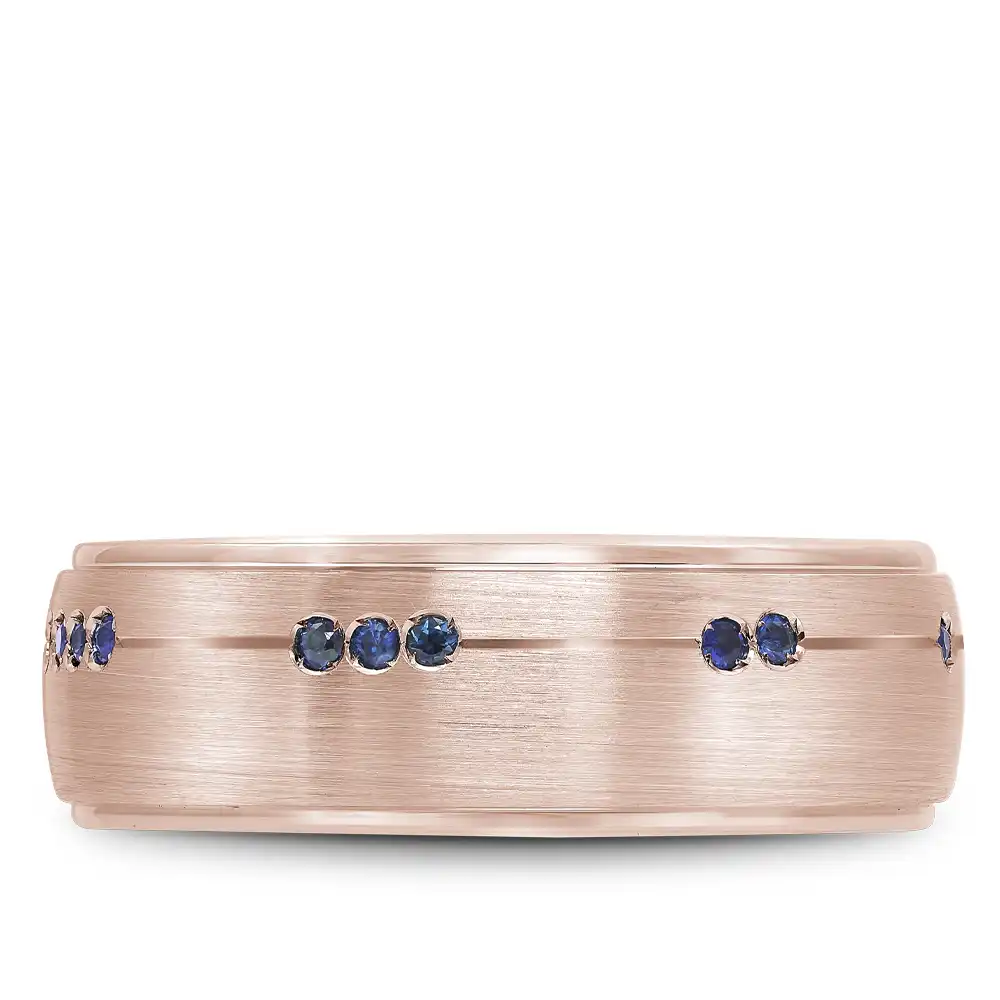 Bleu Royale Wedding Band