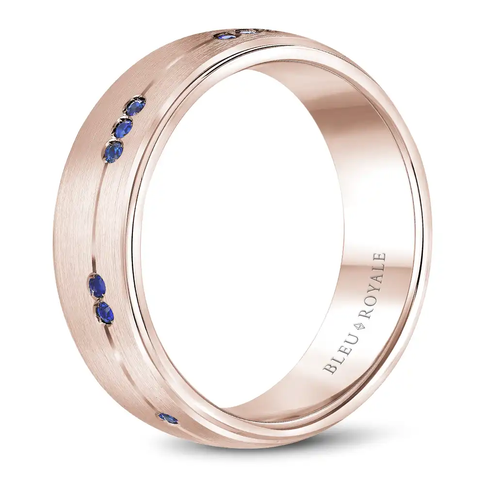 Bleu Royale Wedding Band