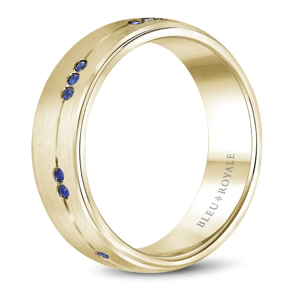 Bleu Royale Wedding Band
