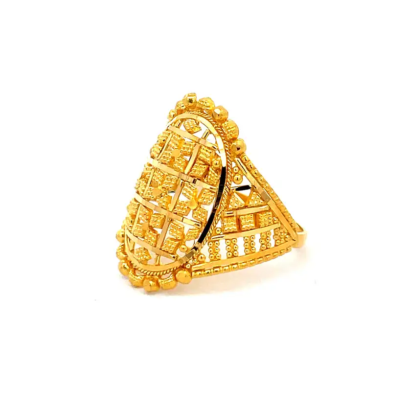Gold Ring - 22K - size 7.75
