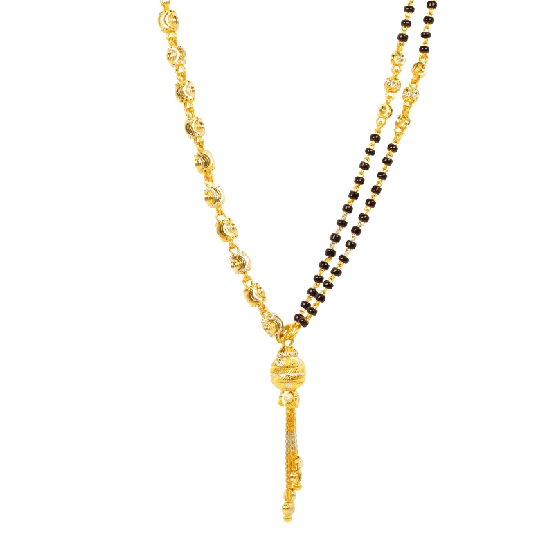 Trendy Mangalsutra in 22K Yellow Gold