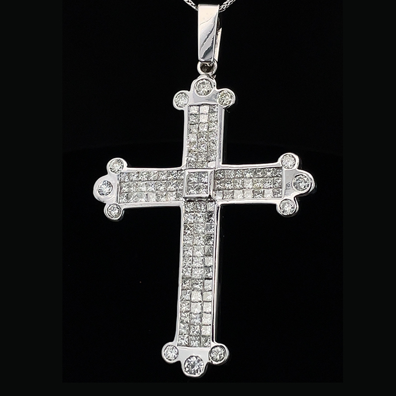 Stunning Diamond Cross Pendant
