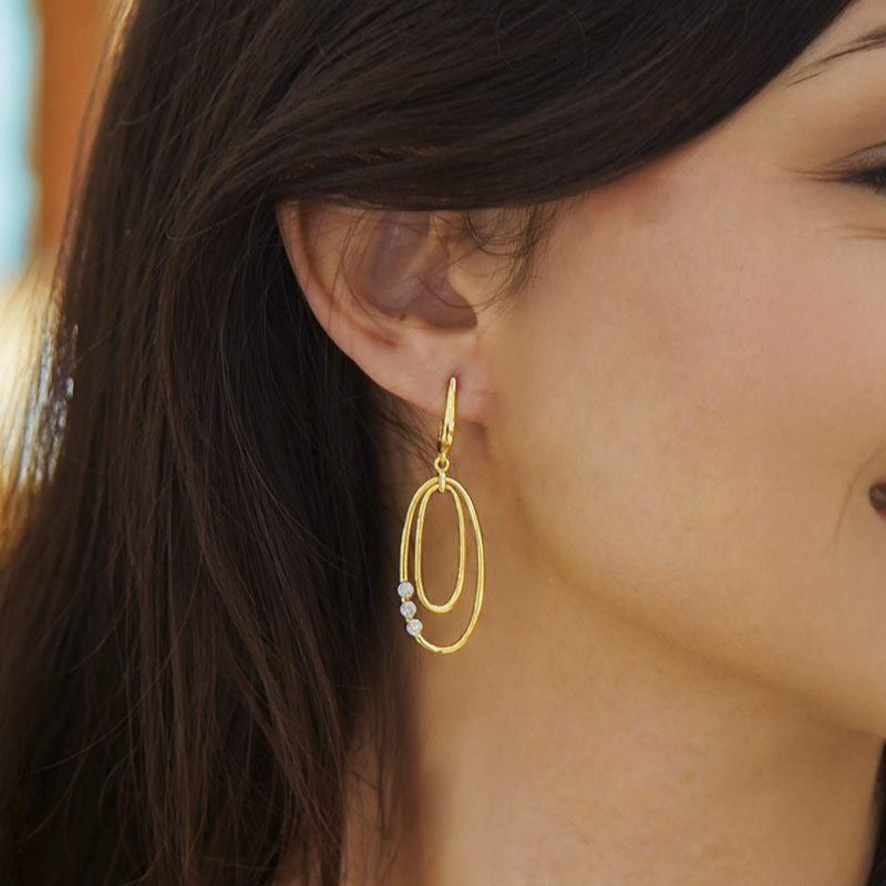 18K Gold Pendant Set