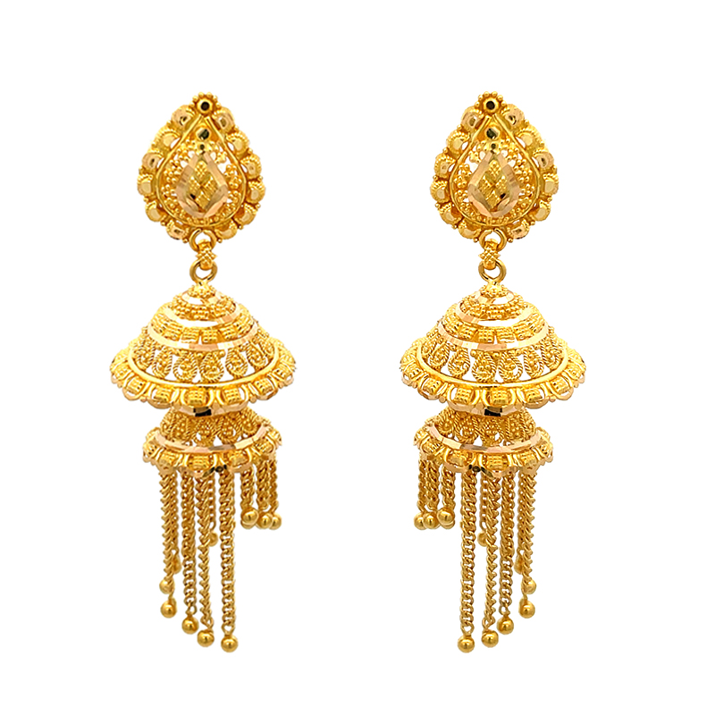 Traditional 22K Gold Earrings
