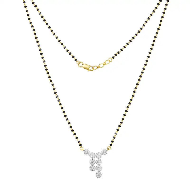 Elegant 18K Two Tone Gold Diamond Necklace and Earrings for Women