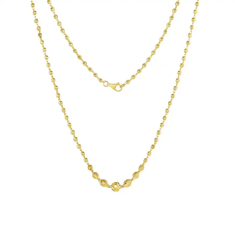 22K 18K Gold Fancy Chains for Women Indian Designer Gold Chain