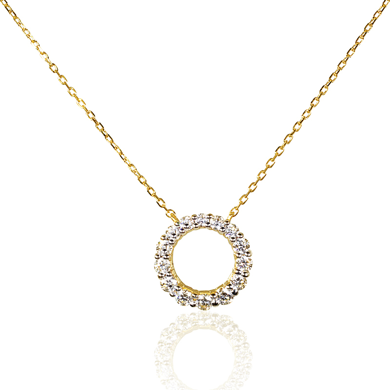 Circle of Life Gold Diamond Pendant