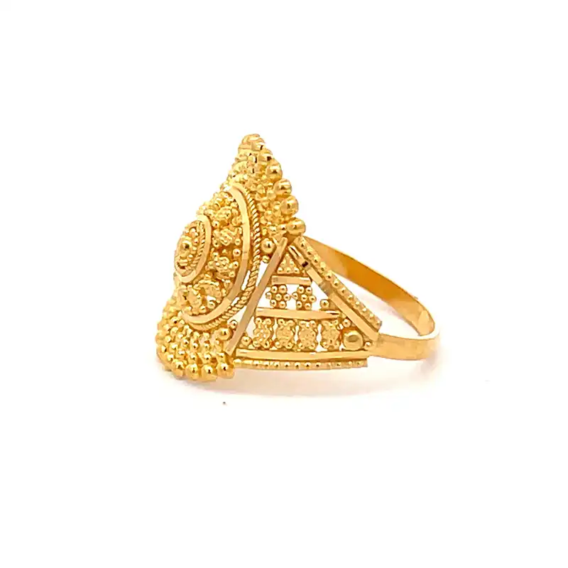 Ladies Fashion Ring in 22K Yellow Gold RG-384