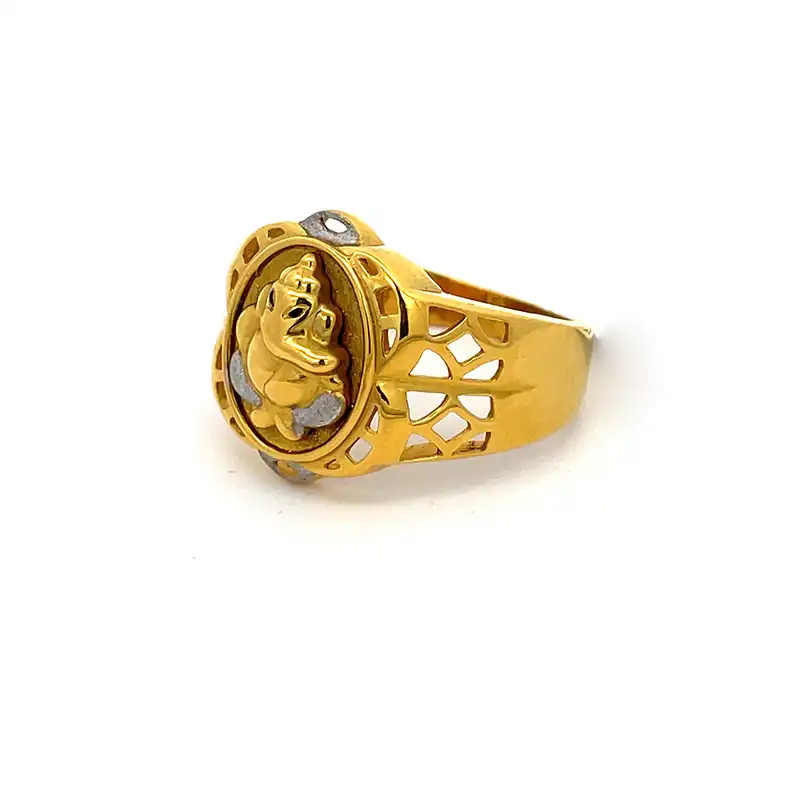 Ganesh ring design discount