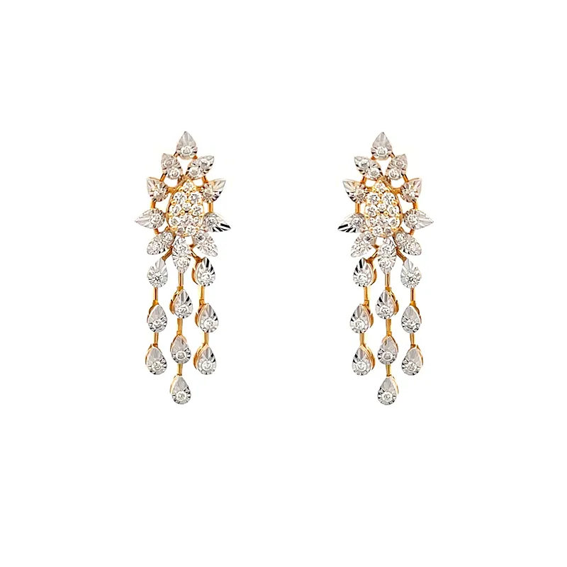 18K Gold Diamond Necklace Set