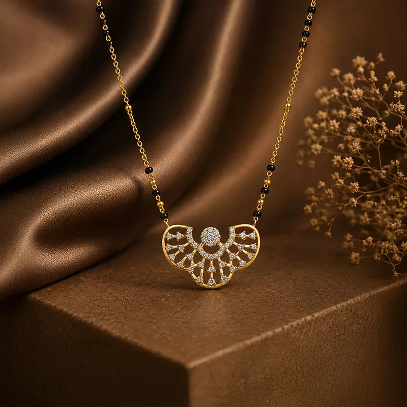 Fancy style Diamond Mangalsutra