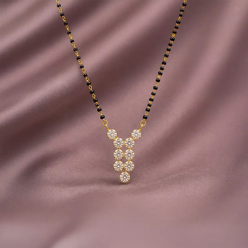 Elegant 18K Two Tone Gold Diamond Necklace and Earrings for Women