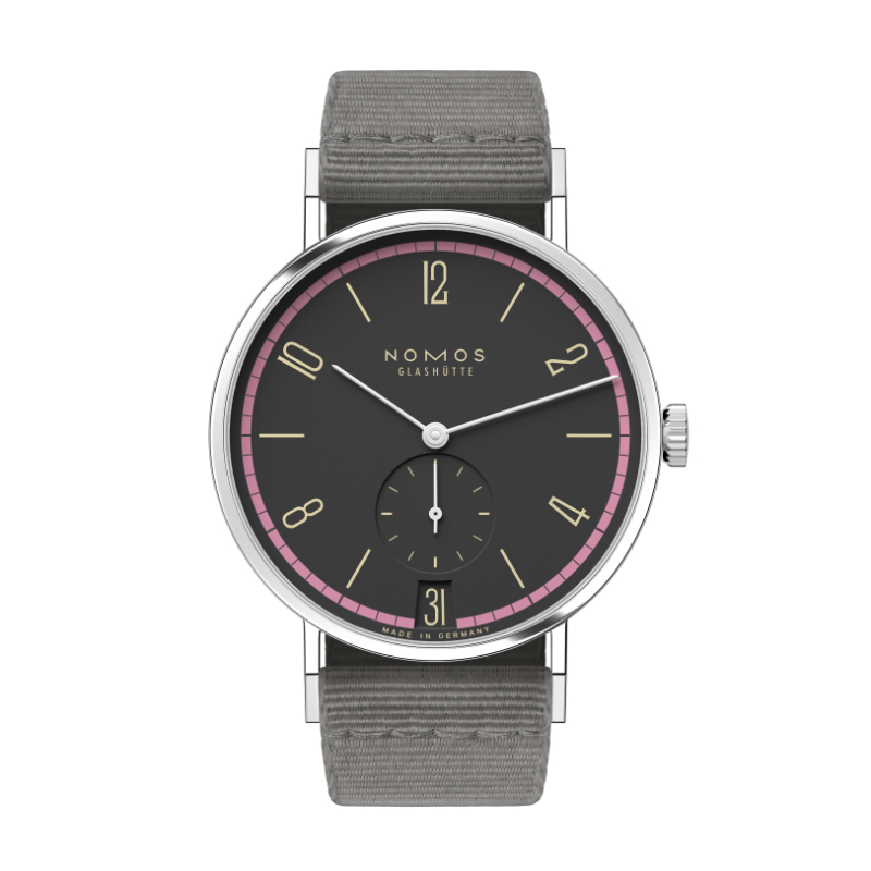 Tangente 38 Datum Tiefseegrau 175 Years Watchmaking Glashütte