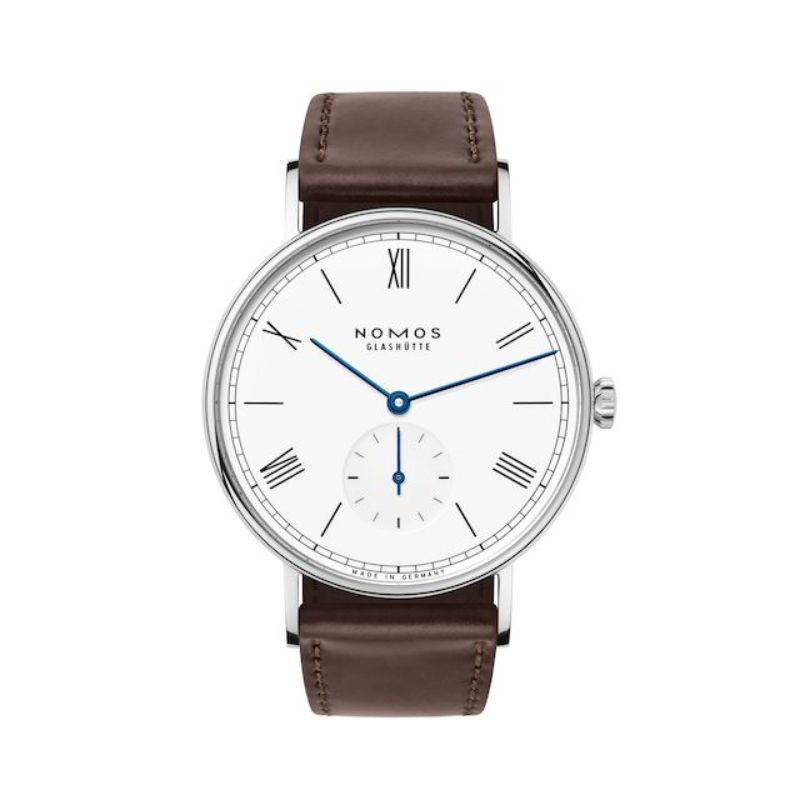 Nomos Glashuette Ludwig 38 Enamel White Watch