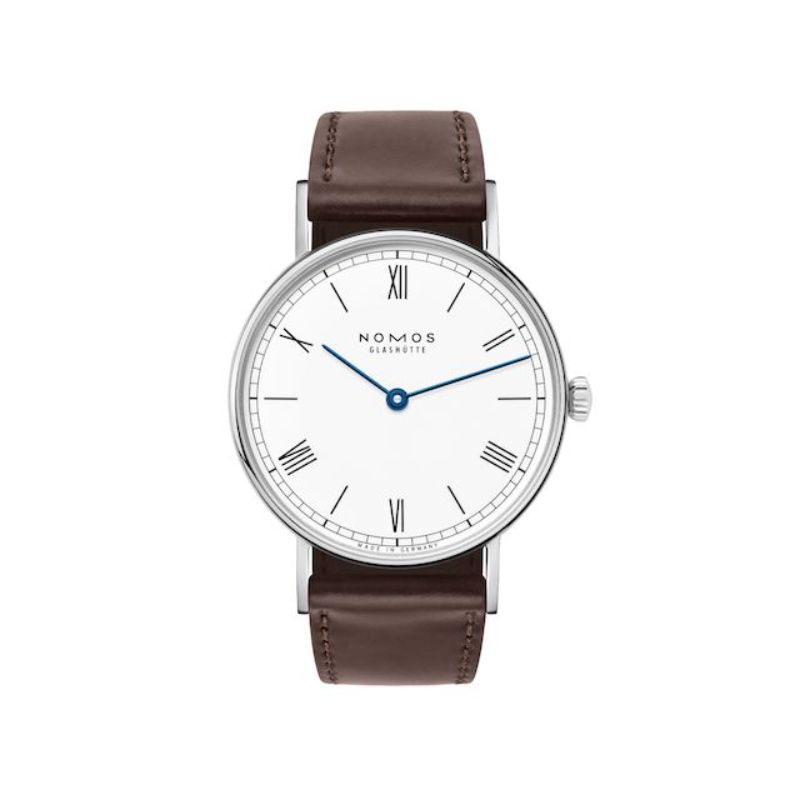 Nomos Glashuette Ludwig 33 Duo Enamel White Watch