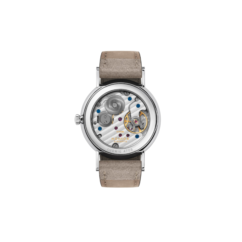 NOMOS Glashütte Ludwig 33 Duo Enamel White Watch