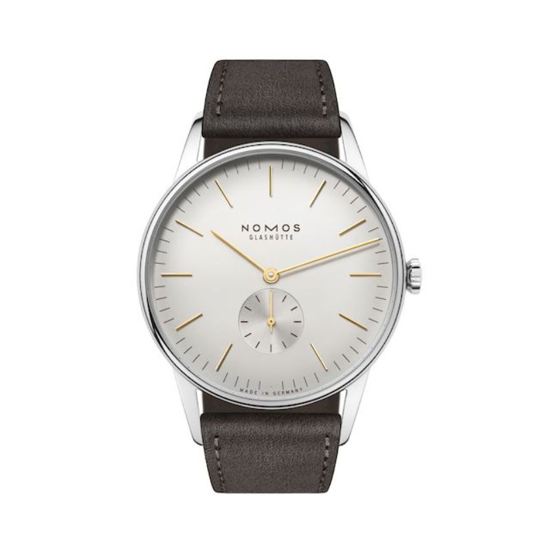 Nomos Glashuette Orion 38 Silber Watch
