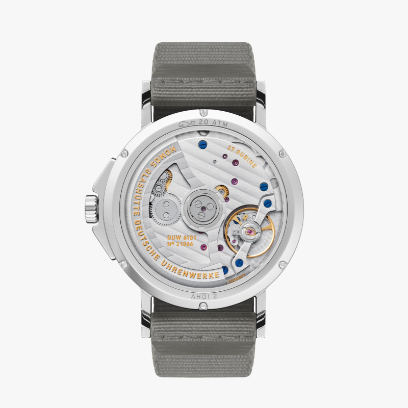 NOMOS Glashütte Ahoi Neomatik 38 Date Sand Watch