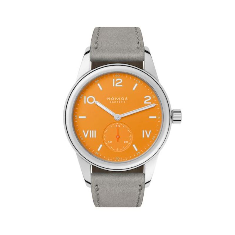 Nomos Glashuette Club Campus Future Orange Watch