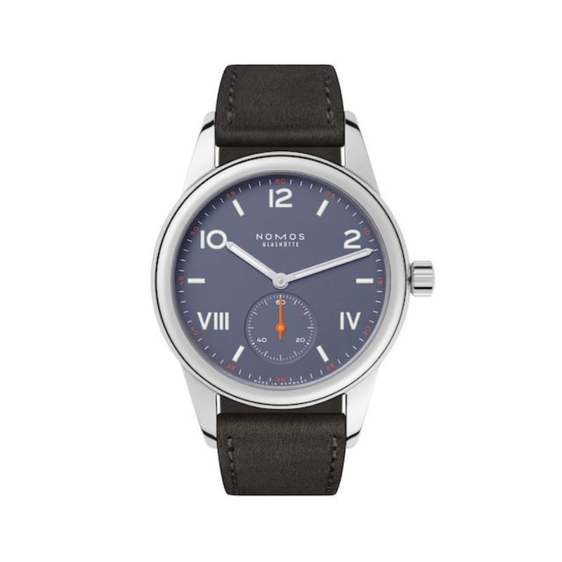 Nomos Glashuette Club Campus Blue Purple Watch