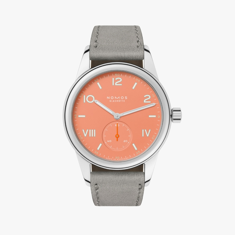 Nomos Glashuette Club Campus Cream Coral Watch