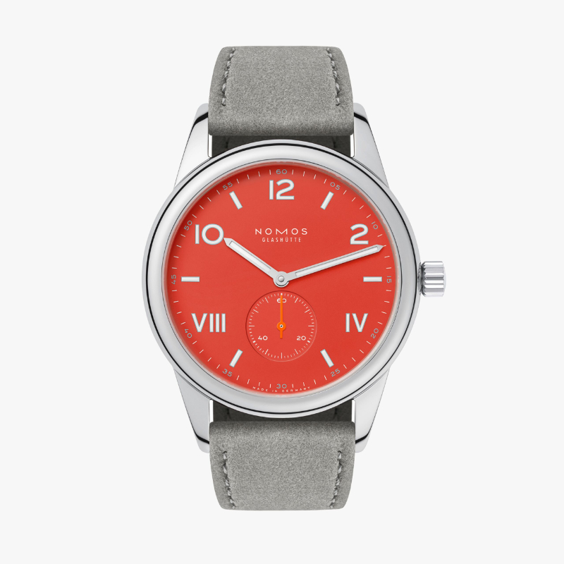 Nomos Glashuette Club Campus 38 Nonstop Red Watch