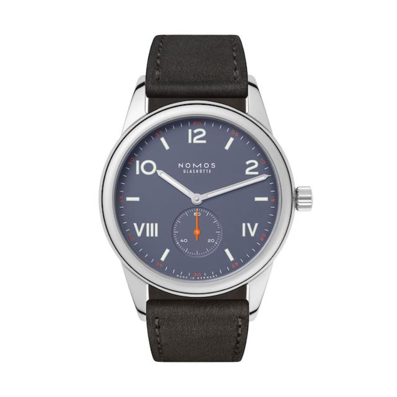 Nomos Glashuette Club Campus 38 Blue Purple Watch