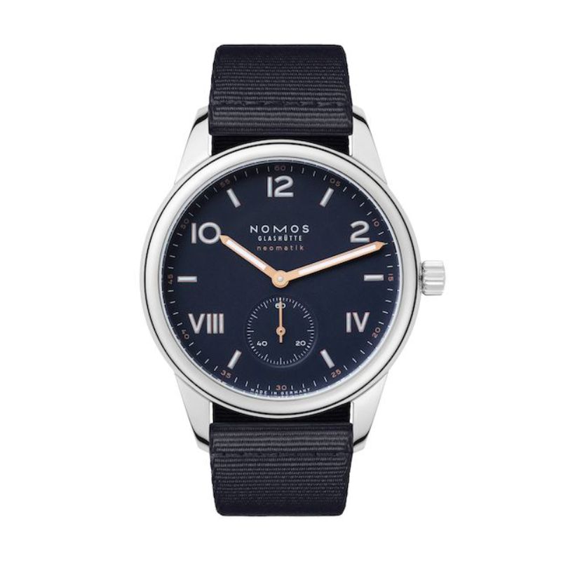 Nomos Glashuette Club Campus Neomatik 39 Midnight Blue Watch