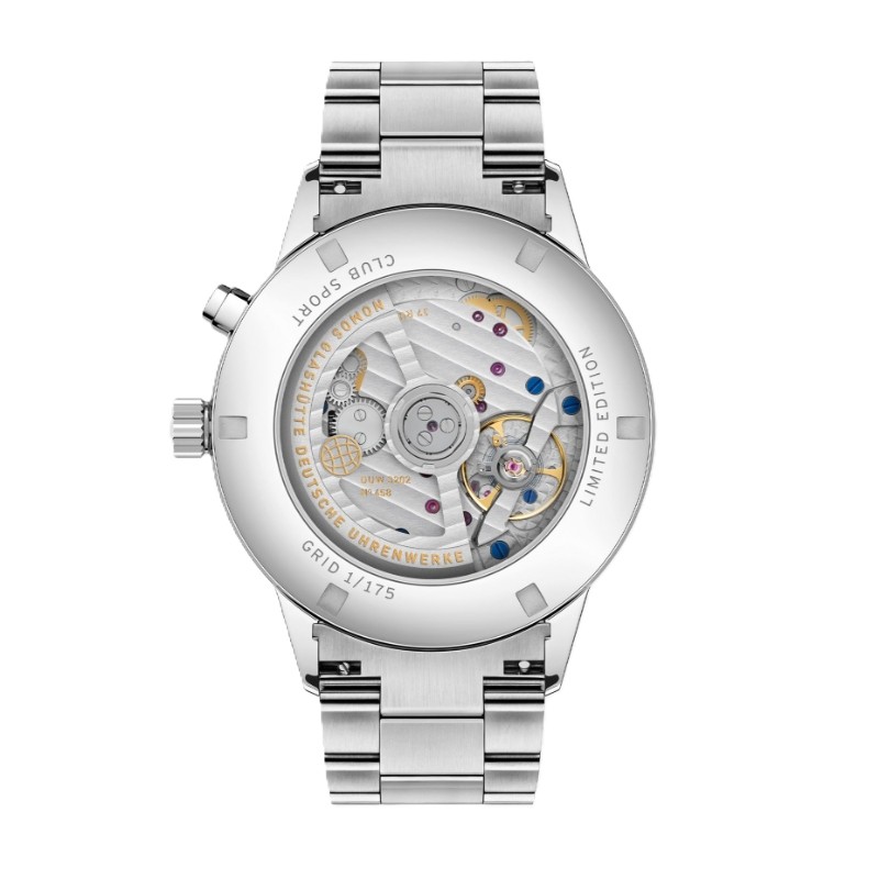 NOMOS Glash&uuml;tte Club Sport Neomatik Worldtimer Grid
