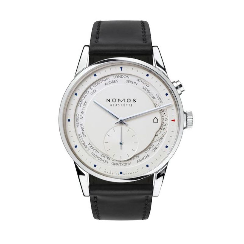 Nomos Glashuette Zurich World Time Watch