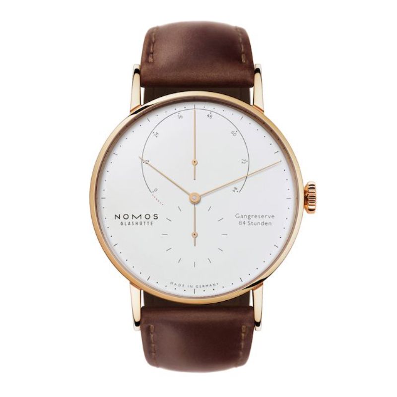 Nomos Glashuette Lambda Rose Gold Watch