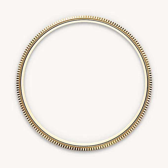 Domed and fluted bezel