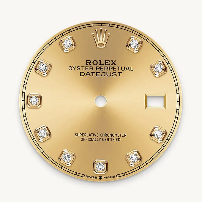 Champagne-colour dial