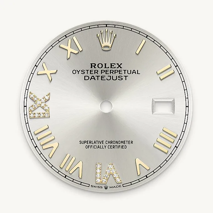 Silver dial