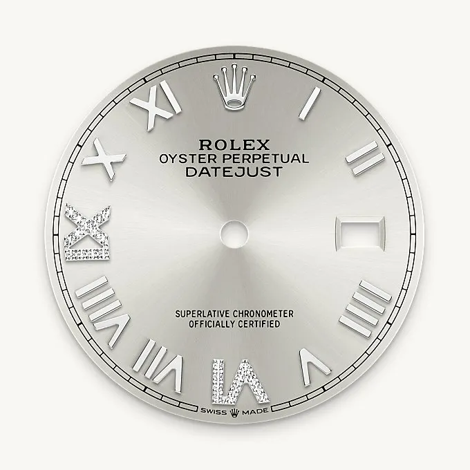 Silver dial