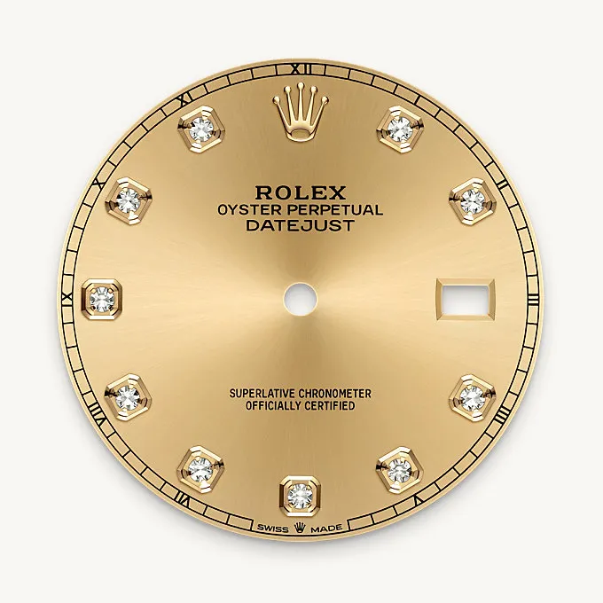 Champagne-colour dial
