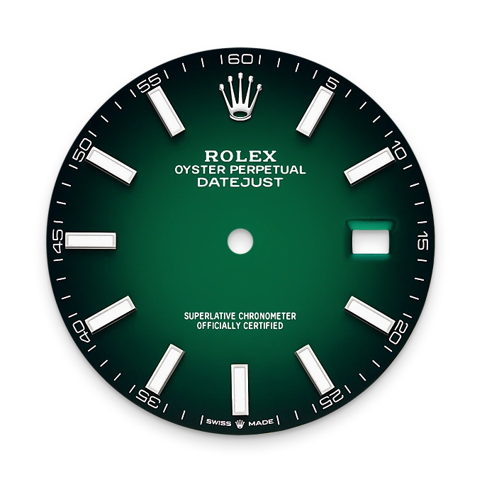 Green ombré dial