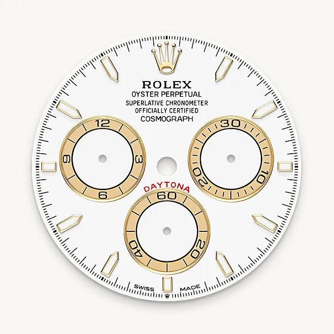 White dial